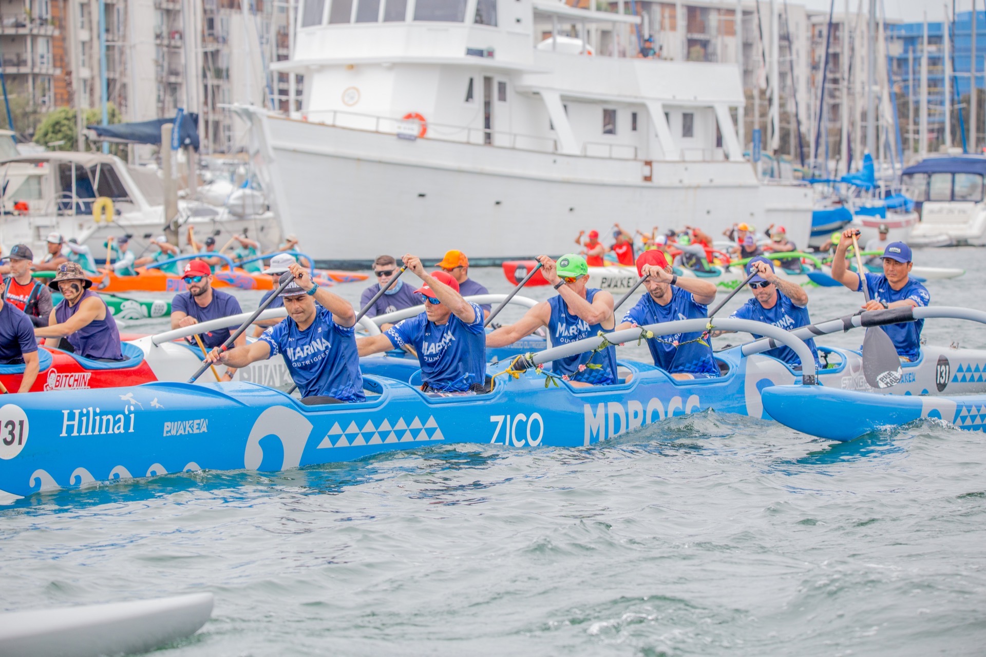 Outrigger Boat Racing Marina Outrigger Canoe Club